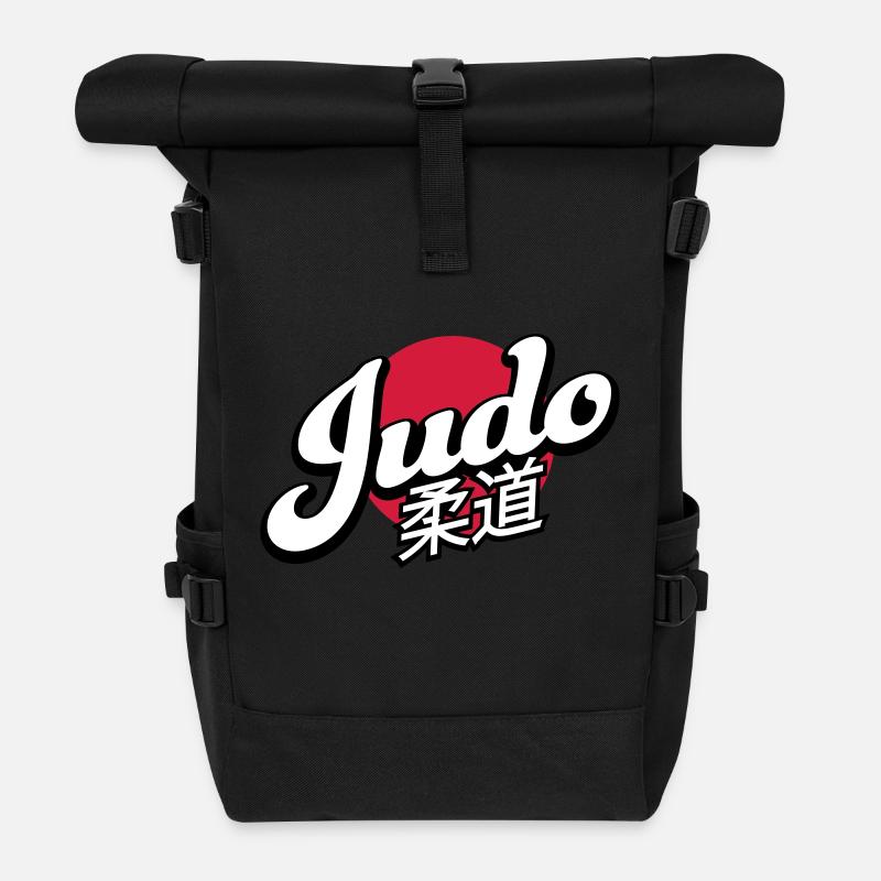 Judo - Rolltop Rucksack - Schwarz