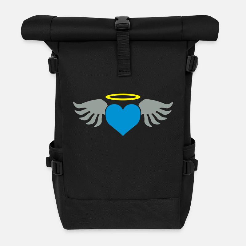 love_ange - Roll Top Backpack - black