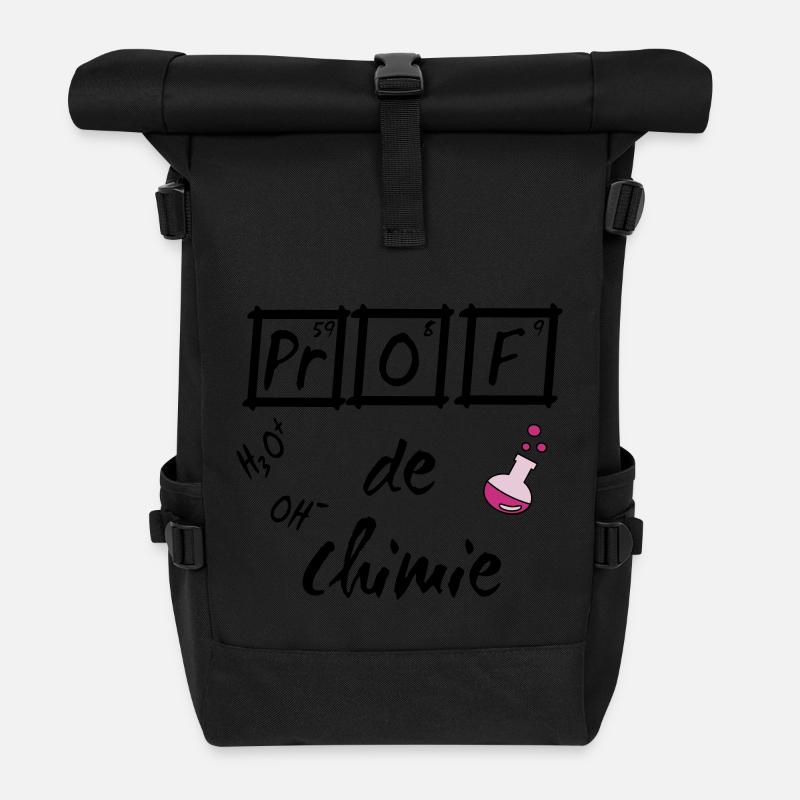 Je suis prof de chimie ballon - Roll Top Backpack - black