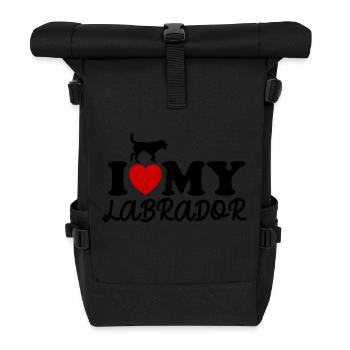 Labrador - Rolltop Rucksack - Schwarz - Vorne