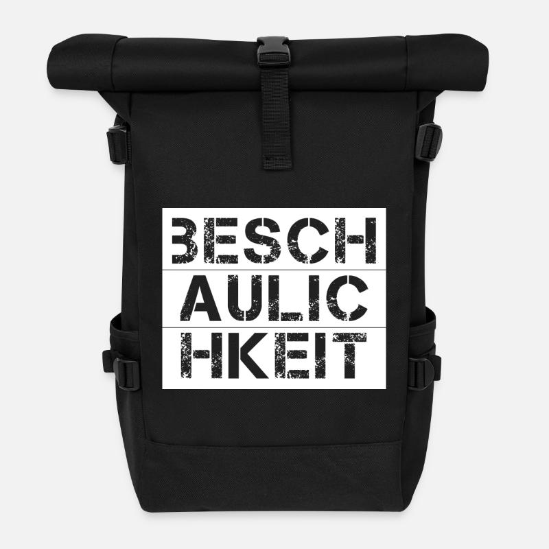 Beschaulichkeit - Rolltop Rucksack - Schwarz
