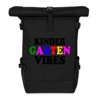 kindergarten vibes - Sac à dos roll top - noir - Devant