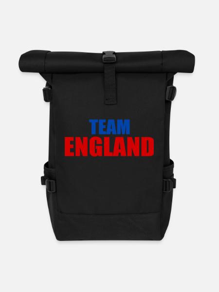 England - Rolltop Rucksack - Schwarz