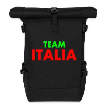 Italien - Rolltop Rucksack - Schwarz - Vorne