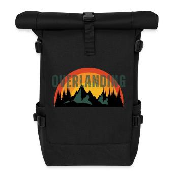 Overlanding Accessories, Overlanding Gear, Offroad - Roll Top Backpack - black - Front