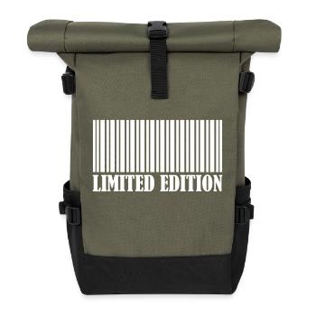 Barcode Limited Edition - Roll Top Backpack - olive/black - Front
