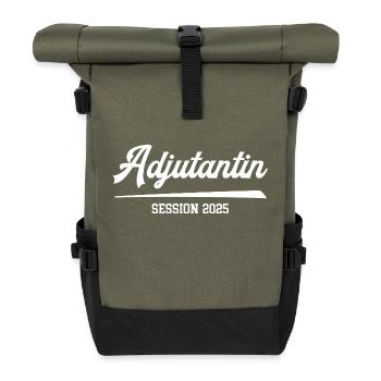 Karneval Adjutantin 2025 Prinzenführerin Kostüm - Rolltop Rucksack - Olive/Schwarz - Vorne