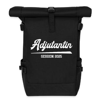 Karneval Adjutantin 2025 Prinzenführerin Kostüm - Rolltop Rucksack - Schwarz - Vorne