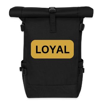 Loyal Loyalty - Roll Top Backpack - black - Front