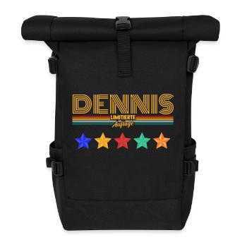 Dennis - Roll Top Backpack - black - Front