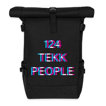 Hardtekk Tekk - Rolltop Rucksack - Schwarz - Vorne