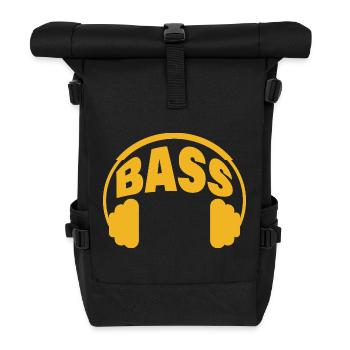 Basse - Sac à dos roll top - noir - Devant