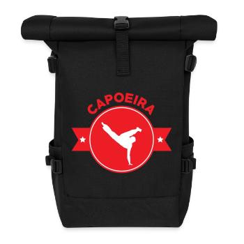 Capoeira - Fighting - Dance - Roll Top Backpack - black - Front