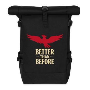 Healing Journey to Transform Inner Strength - Roll Top Backpack - black - Front