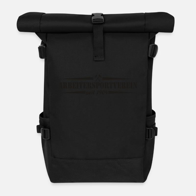 Arbeitersportverein seit 1904 - Rolltop Rucksack - Schwarz