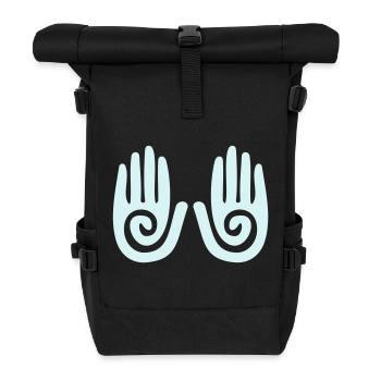 Energie - Hände - Rolltop Rucksack - Schwarz - Vorne