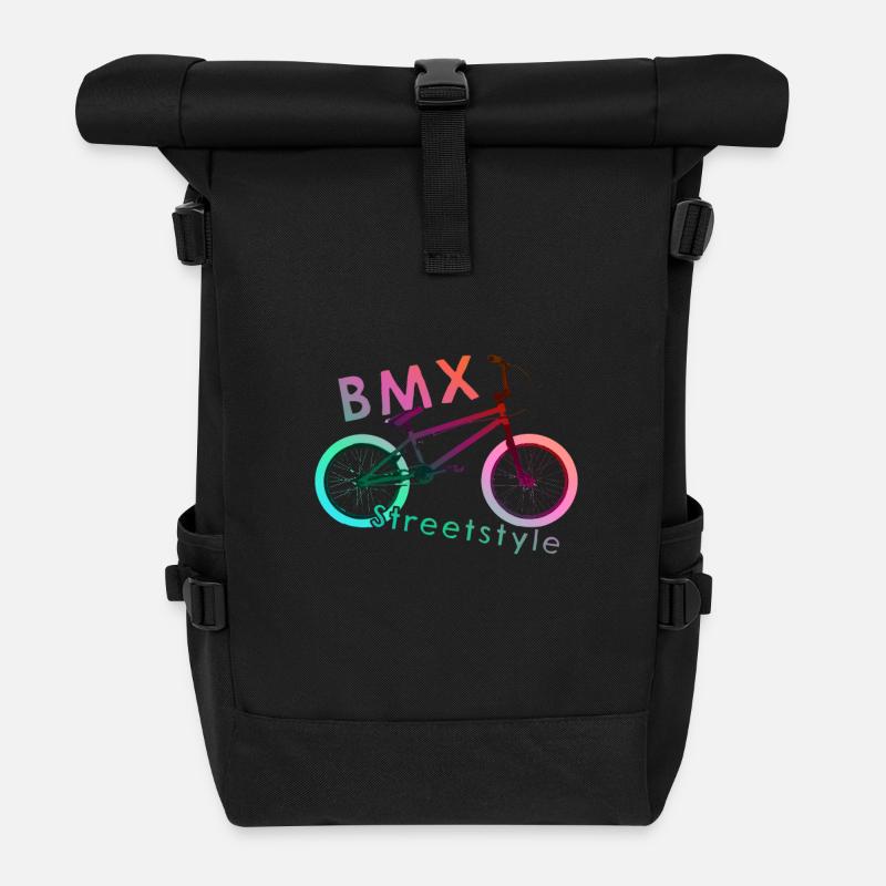 Streetstyle BMX - Roll Top Backpack - black