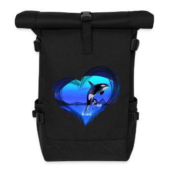 Orca - Roll Top Backpack - black - Front