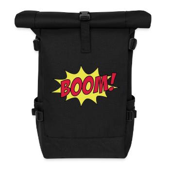 BOOM! - Roll Top Backpack - black - Front