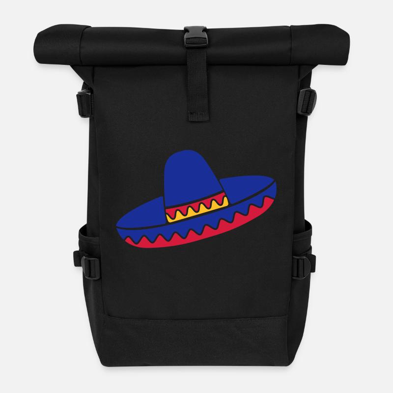 Sombrero - Rolltop Rucksack - Schwarz