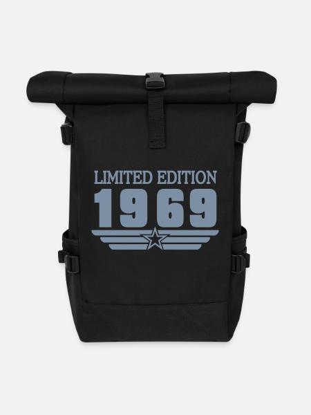 1969 - Rolltop Rucksack - Schwarz