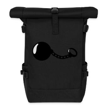 Prison Ball - Roll Top Backpack - black - Front