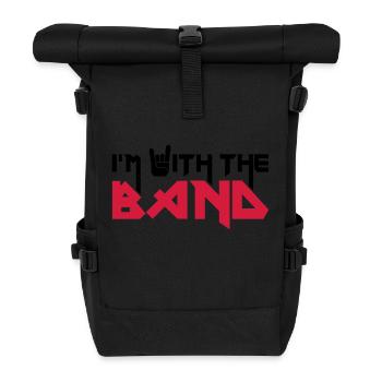 I'm with the Band - Roll Top Backpack - black - Front