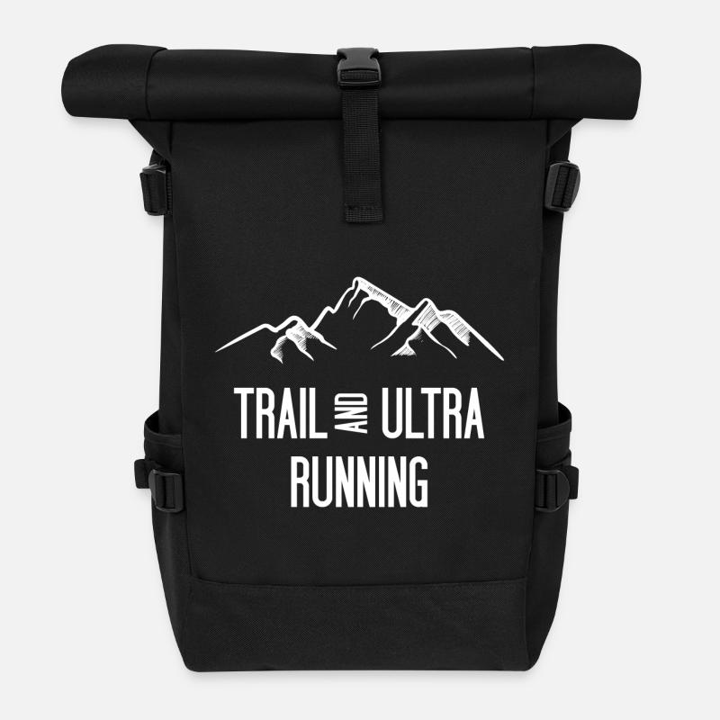 Trail Running et Ultra Running - Sac à dos roll top - noir