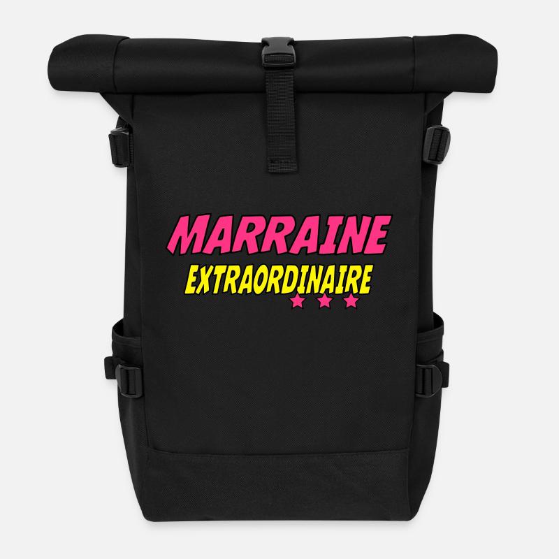 Marraine extraordinaire - Rolltop Rucksack - Schwarz
