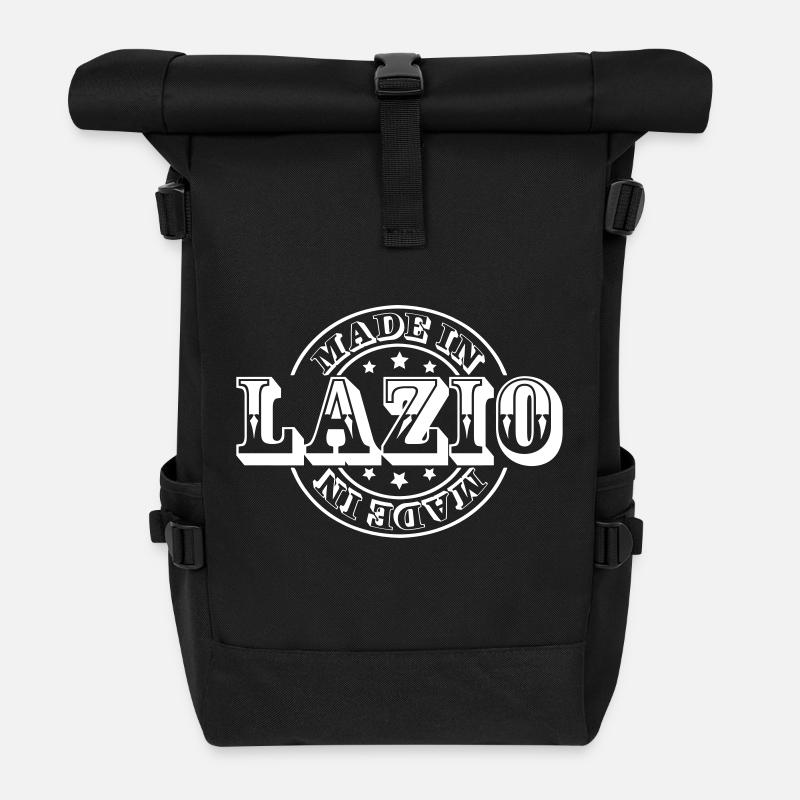 Made in Lazio m1k2 - Sac à dos roll top - noir