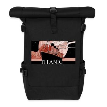 Titanisch - Rolltop Rucksack - Schwarz - Vorne