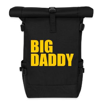 BIG DADDY - Roll Top Backpack - black - Front