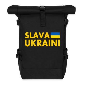 Slava ukraini - Roll Top Backpack - black - Front