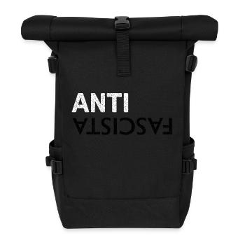 Antifascist - Roll Top Backpack - black - Front