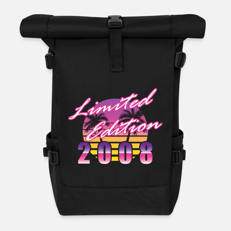 18e anniversaire Édition Limitée Vintage 2008 - Sac à dos roll top - noir