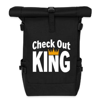 Checkout King Dart Crown Sport Outfit - Roll Top Backpack - black - Front