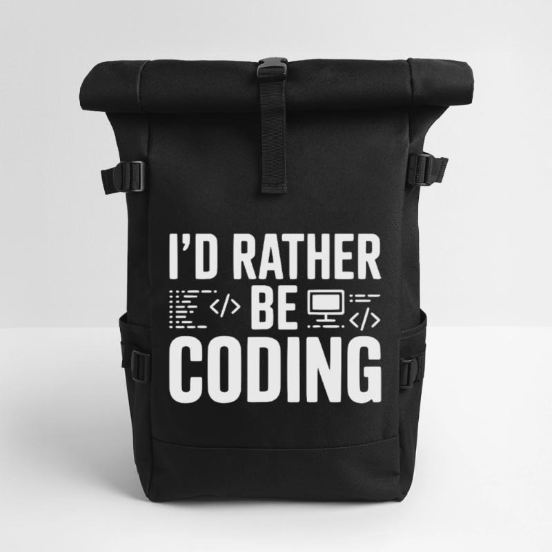 Je préfère coder Sac à dos roll top
