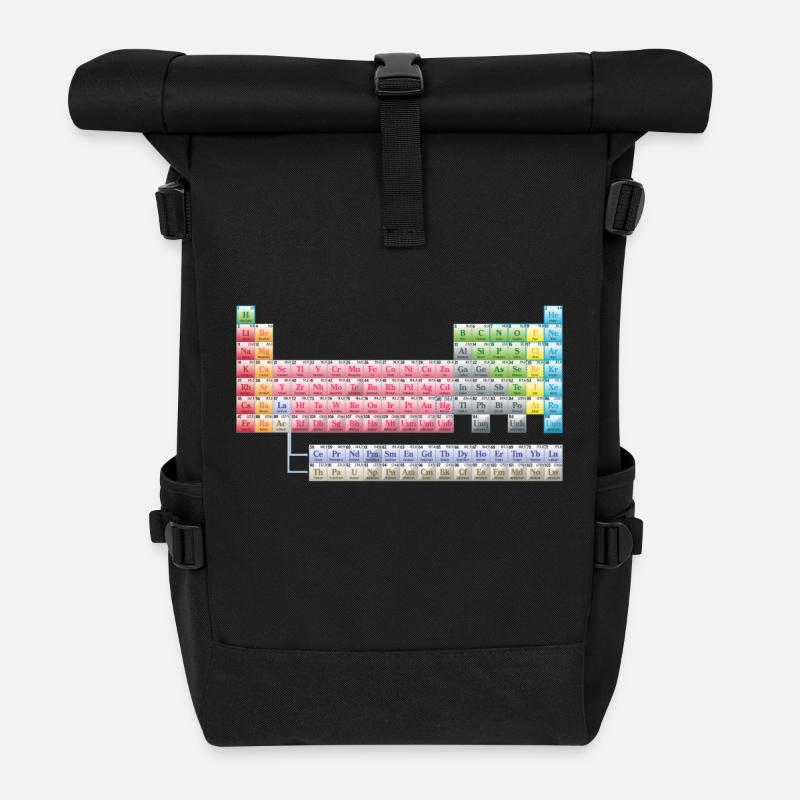 Mendeleiev - Sac à dos roll top - noir