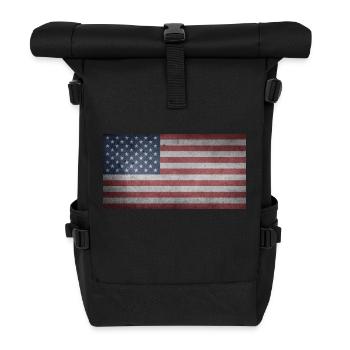 american eagle - Rolltop Rucksack - Schwarz - Vorne