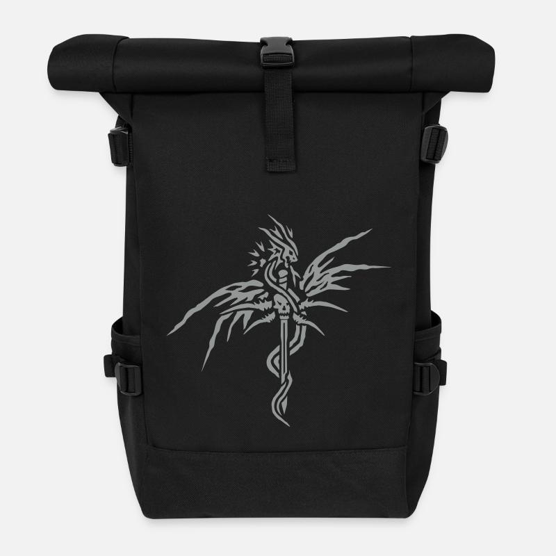 Dragon Sword by PurpleBlackDesign - Sac à dos roll top - noir