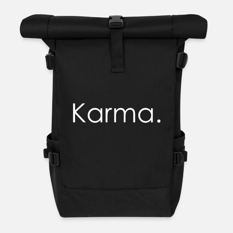 Karma - Rolltop Rucksack - Schwarz