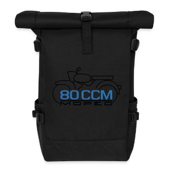 Moped Sperber Habicht 80 ccm Emblem - Roll Top Backpack - black - Front