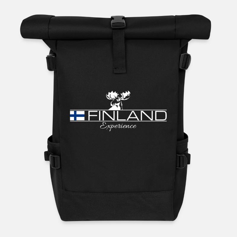 Finland Experience - Finnland - Rolltop Rucksack - Schwarz