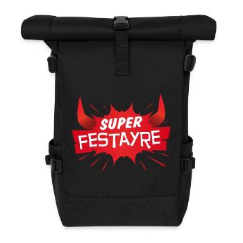 Super Festayre ! - Sac à dos roll top - noir - Devant