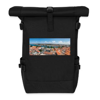 paysage urbain vieille ville Zadar dans l’état de Zadar - Sac à dos roll top - noir - Devant
