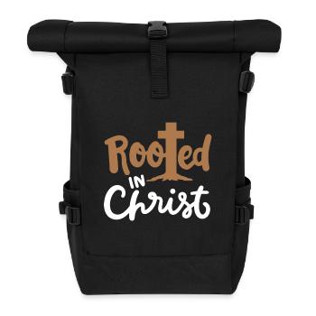 Christlich Glaube Religiös - Rolltop Rucksack - Schwarz - Vorne