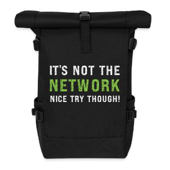 Network Administrator Network Engineer - Roll Top Backpack - black - Front