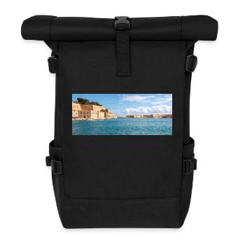Valletta il-Belt Valletta Saluting Battery Malta - Roll Top Backpack - black - Front