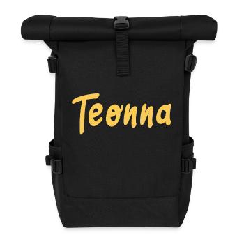 Teonna - Sac à dos roll top - noir - Devant