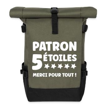 Chef - Rolltop Rucksack - Olive/Schwarz - Vorne